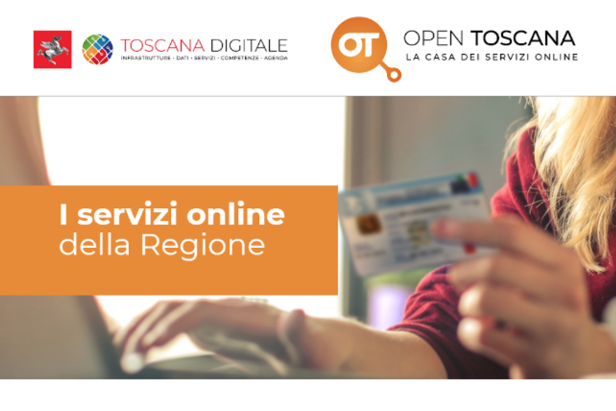 Locandina portale online di OpenToscana