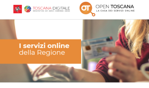 Locandina portale online di OpenToscana